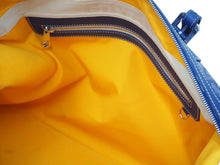Load image into Gallery viewer, GOYARD ゴヤール モノグラム ボストンバッグ ブルー レザー ロゴ 旅行バッグ 鞄 CSSR1220GOYHOL 中古 46497