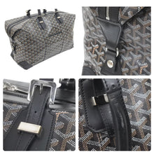 Load image into Gallery viewer, GOYARD ゴヤール ボーイング45 ボストンバッグ ブラック レザー ロゴ 旅行バッグ 鞄 美品 中古 47375