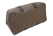 画像をギャラリービューアに読み込む, LouisVuitton ルイヴィトン ウィークエンダーMM ボストンバッグ N41138 PVC キャンバス レザー ダミエエベヌ 美品 中古 47725