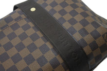 画像をギャラリービューアに読み込む, LouisVuitton ルイヴィトン ウィークエンダーMM ボストンバッグ N41138 PVC キャンバス レザー ダミエエベヌ 美品 中古 47725