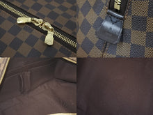 画像をギャラリービューアに読み込む, LouisVuitton ルイヴィトン ウィークエンダーMM ボストンバッグ N41138 PVC キャンバス レザー ダミエエベヌ 美品 中古 47725