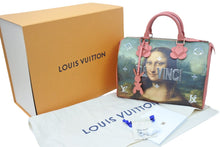 Load image into Gallery viewer, 新品同様 LOUIS VUITTON ルイヴィトン モナリザ スピーディ30 ボストンバッグ マスターズコレクション M43372 ピンク 中古 47861