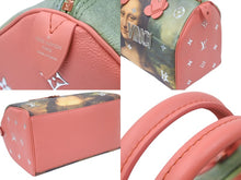 Load image into Gallery viewer, 新品同様 LOUIS VUITTON ルイヴィトン モナリザ スピーディ30 ボストンバッグ マスターズコレクション M43372 ピンク 中古 47861