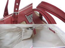 Load image into Gallery viewer, ChristianDior クリスチャンディオール ボストンバッグ トロッター柄 キャンバス レザー レッド ベージュ 美品 中古 48226