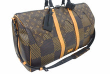 Load image into Gallery viewer, 新品同様 初期 LOUIS VUITTON×NIGO ルイヴィトン×ニゴー ボストンバッグ キーポルバンドリエール50 N40360 中古 48952