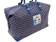 Load image into Gallery viewer, GOYARD ゴヤール ボストンバッグ バックボーイング45 オーダーメイド ロゴ 旅行バッグ シルバー金具 美品 中古 49037