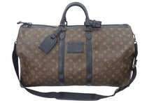 Load image into Gallery viewer, ルイヴィトン Louis Vuitton モノグラム ウォータープルーフ キーポル55 バンドリエール ボストンバッグ M41411 美品 中古 49278