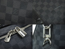 画像をギャラリービューアに読み込む, LOUIS VUITTON ルイ・ヴィトン ボストンバッグ ダミエグラフィット キーポルバンドリエール55 N41413 シルバー金具 良品 中古 49332