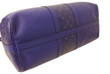 Load image into Gallery viewer, 新品同様 LouisVuitton ルイヴィトン タイガラマ キーポル バンドリエール50 2WAYバッグ M53766 BA0290 ブルー シルバー 中古 49985