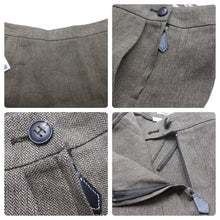 Load image into Gallery viewer, 極美品 HERMES エルメス マルジェラ期 セットアップ 麻 リネン ブラウン サイズ ジャケット34 パンツ40 中古 50036