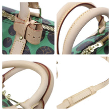 Load image into Gallery viewer, 未使用 ルイヴィトン モノグラム パンプキン キーポル・バンドリエール 55 2WAY ボストンバッグ 草間彌生 M40696 中古 50349