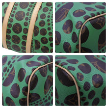 Load image into Gallery viewer, 未使用 ルイヴィトン モノグラム パンプキン キーポル・バンドリエール 55 2WAY ボストンバッグ 草間彌生 M40696 中古 50349