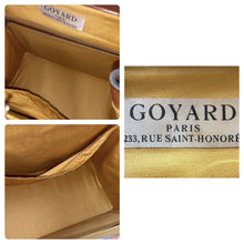 Load image into Gallery viewer, Goyard ゴヤール バニティバッグ ヴィンテージ ボストンバッグ ハンドバッグ レザー キャンバス ブラウン ブラック 良品 中古 50485