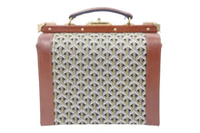 Load image into Gallery viewer, Goyard ゴヤール バニティバッグ ヴィンテージ ボストンバッグ ハンドバッグ レザー キャンバス ブラウン ブラック 良品 中古 50485