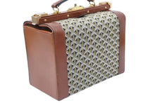 Load image into Gallery viewer, Goyard ゴヤール バニティバッグ ヴィンテージ ボストンバッグ ハンドバッグ レザー キャンバス ブラウン ブラック 良品 中古 50485