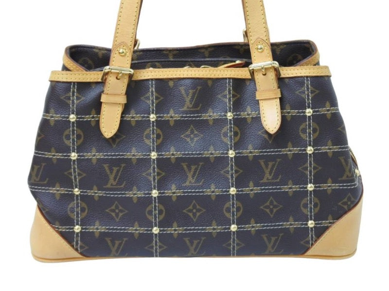 CHANEL シャネル ココマーク チェーントートバッグ 13番台 ラムスキン ブラック ホワイト シルバー金具 美品 中古 52760