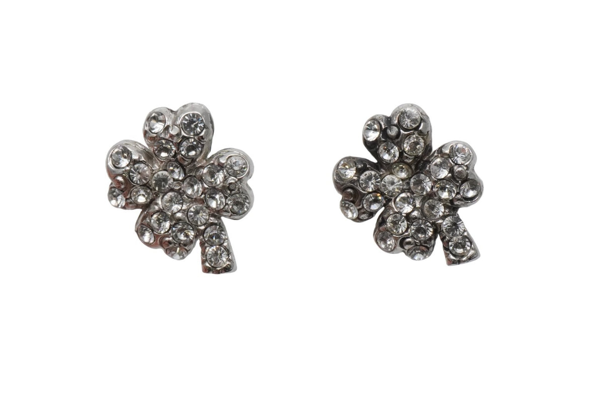 美品 CHANEL シャネル ピアス silver925 ロゴ クローバー CHANEL シャネル ピアス クローバー モチーフ アクセサリー 小物