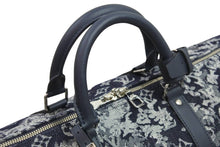 Load image into Gallery viewer, 新品同様 LOUIS VUITTON ルイヴィトン モノグラム タペストリー キーポル 50 ボストンバッグ M57285 ネイビー 中古 52510