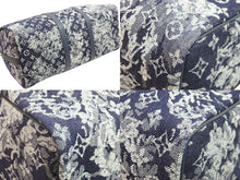 Load image into Gallery viewer, 新品同様 LOUIS VUITTON ルイヴィトン モノグラム タペストリー キーポル 50 ボストンバッグ M57285 ネイビー 中古 52510