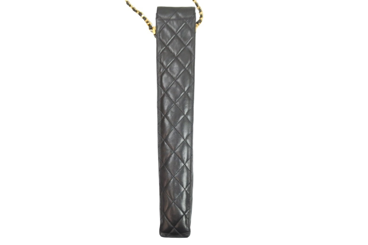 美品　シャネル マトラッセチェーンショルダーケース付き 折り畳み傘 CHANEL シャネル マトラッセ チェーン ショルダー 折り畳み傘