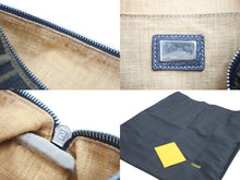 Load image into Gallery viewer, FENDI フェンディ ズッカ柄 ボストンバッグ コットンキャンバス レザー ブラウン系 美品 中古 53243