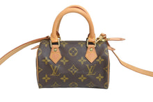 Load image into Gallery viewer, LouisVuitton ルイヴィトン ミニスピーディ 2WAYバッグ ミニボストンバッグ ショルダーバッグ ブラウン 美品 中古 53429