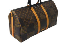Load image into Gallery viewer, 新品未使用 LouisVuitton ルイヴィトン NIGO キーポルバンドリエール50 ボストンバッグ N40360 ダミエジャイアントキャンバス 54244