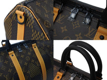 Load image into Gallery viewer, 新品未使用 LouisVuitton ルイヴィトン NIGO キーポルバンドリエール50 ボストンバッグ N40360 ダミエジャイアントキャンバス 54244