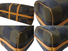Load image into Gallery viewer, 新品未使用 LouisVuitton ルイヴィトン NIGO キーポルバンドリエール50 ボストンバッグ N40360 ダミエジャイアントキャンバス 54244