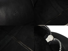 Load image into Gallery viewer, CHROME HEARTS クロムハーツ ボストンバッグ タイニーダッフル ダガージップ レザー ブラック シルバー金具 美品 中古 54375