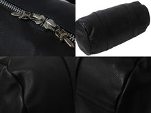 Load image into Gallery viewer, CHROME HEARTS クロムハーツ ボストンバッグ タイニーダッフル ダガージップ レザー ブラック シルバー金具 美品 中古 54375