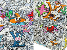 Load image into Gallery viewer, 新品同様 LOUIS VUITTON ルイヴィトン ボストンバッグ キーポルバンドリエール50 グラフィティ kidsuper M21863 中古 54532