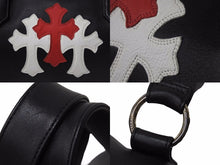 Load image into Gallery viewer, CHROME HEARTS DOMINO CRS PATCH DAFFLE BAG ドミノ クロスパッチ ダッフルバッグ ブラック 中古 55205