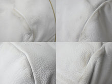 Load image into Gallery viewer, CHROME HEARTS クロムハーツ スモール DFFL TNY タイニー ダッフルバッグ ホワイト シルバー925 レザー 良品 中古 55443