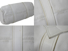 Load image into Gallery viewer, CHROME HEARTS クロムハーツ スモール DFFL TNY タイニー ダッフルバッグ ホワイト シルバー925 レザー 良品 中古 55443