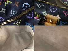 Load image into Gallery viewer, LOUIS VUITTON ルイヴィトン × 村上隆 モノグラムマルチカラー キーポル45 ボストンバッグ ノワール M92640 良品 中古 56345