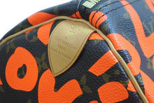 Load image into Gallery viewer, 新品同様 LOUIS VUITTON ルイ・ヴィトン モノグラム グラフィティ キーポル50 ボストン スプラウス オレンジ M93699 中古 56379