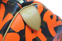 Load image into Gallery viewer, 新品同様 LOUIS VUITTON ルイ・ヴィトン モノグラム グラフィティ キーポル50 ボストン スプラウス オレンジ M93699 中古 56379