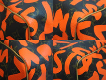 Load image into Gallery viewer, 新品同様 LOUIS VUITTON ルイ・ヴィトン モノグラム グラフィティ キーポル50 ボストン スプラウス オレンジ M93699 中古 56379