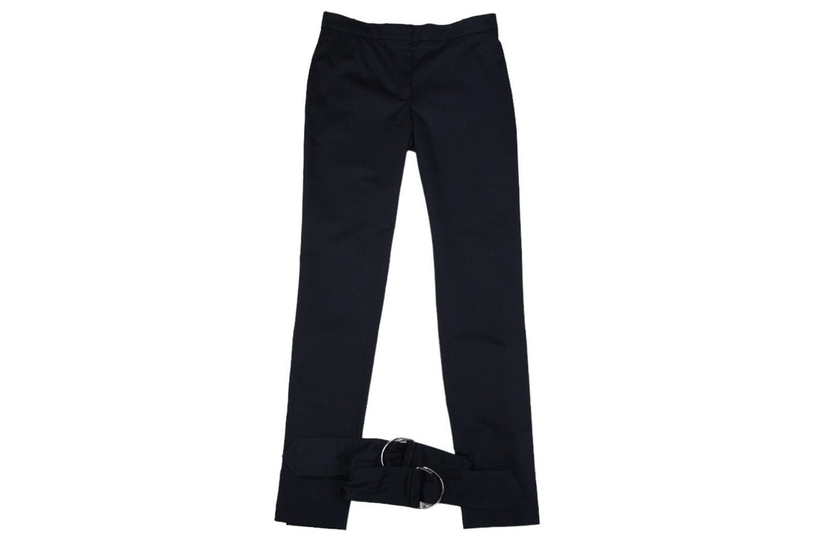 極美品 NINA RICCI ニナリッチ ボンテージ パンツ ネイビー 極美品 NINA RICCI ニナリッチ ボンテージ パンツ ネイビー