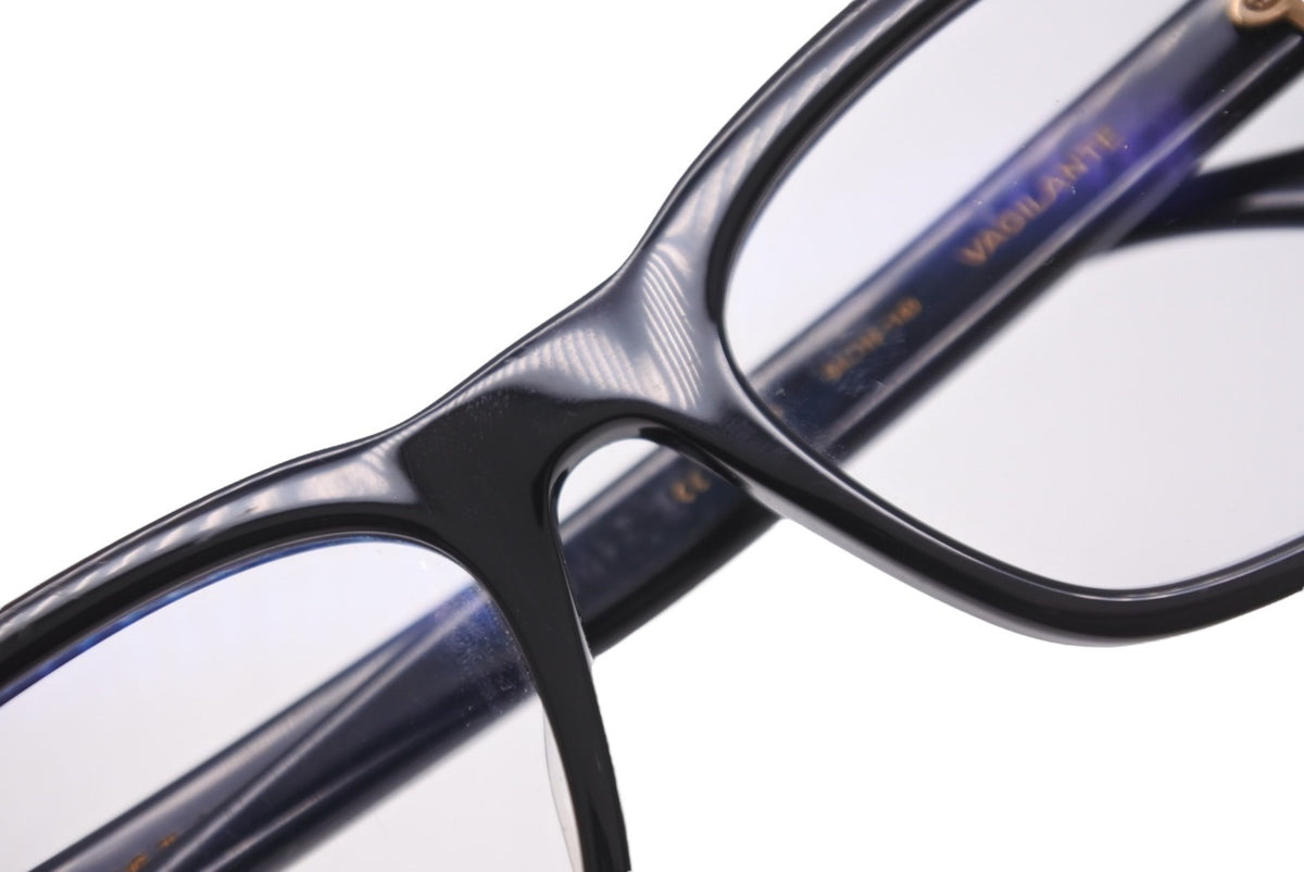 入手困難【CHROME HEARTS】メガネ Vagilante Black◆送料込♪ Rare Authentic Chrome Hearts VAGILANTE BK 54mm Black Frames
