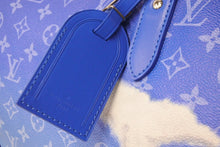 Load image into Gallery viewer, 新品未使用 LOUIS VUITTON ルイヴィトン ボストンバッグ キーポルバンドリエール 50 M45428 ブルー ホワイト シルバー金具 57005