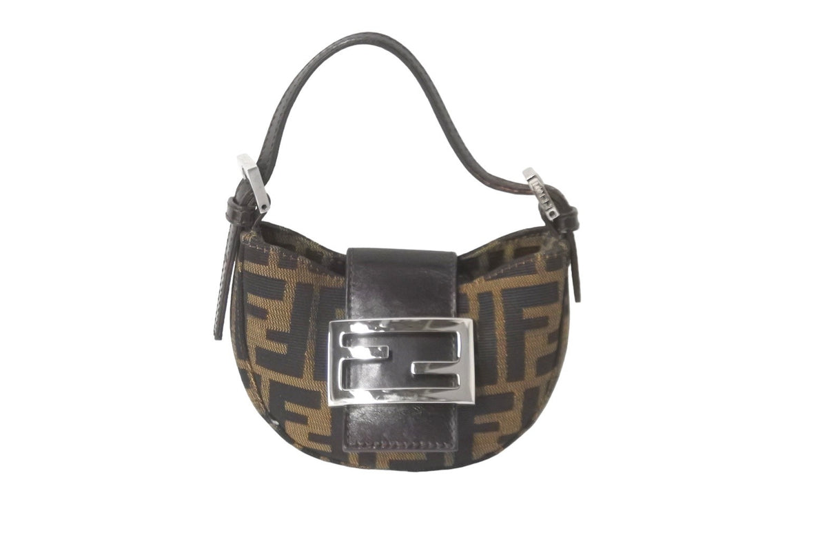 ☆オールレザー☆FENDI マンマバケット アクセサリーポーチ ハンドバッグ 赤 バッグ