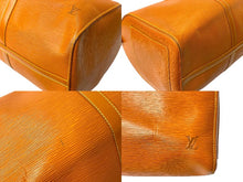 画像をギャラリービューアに読み込む, LOUIS VUITTON ルイヴィトン ボストンバッグ キーポル50 エピ M42968 ジパングゴールド ブラウン ゴールド金具 良品 中古 58353