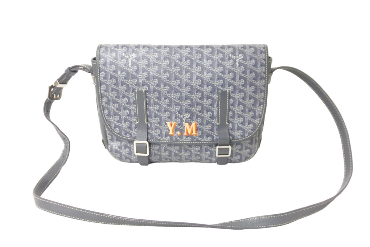 中古品★ゴヤール☆BELVEDERE ショルダーバッグ GOYARD - 極美品 GOYARD ゴヤール ベルヴェデーレ PM バッグ