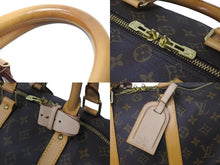 画像をギャラリービューアに読み込む, LOUIS VUITTON ルイヴィトン ボストンバッグ キーポルバンドリエール45 モノグラム M41418 ブラウン ゴールド金具 美品 中古 58558