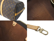 画像をギャラリービューアに読み込む, LOUIS VUITTON ルイヴィトン ボストンバッグ キーポルバンドリエール45 モノグラム M41418 ブラウン ゴールド金具 美品 中古 58558