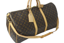 Load image into Gallery viewer, LOUIS VUITTON ルイヴィトン M41414 キーポルバンドリエール55 ブラウン モノグラム ゴールド金具 美品 中古 58923