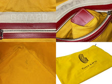 Load image into Gallery viewer, GOYARD ゴヤール ボストンバッグ ボーイング30 レッド PVCコーティングキャンバス レザー シルバー金具 美品 中古 58993