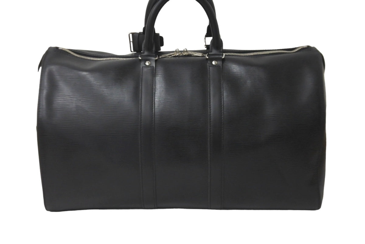 Louis Vuitton エピレザー ブラックボストンバッグ Louis Vuitton エピレザー ブラック ボストンバッグ